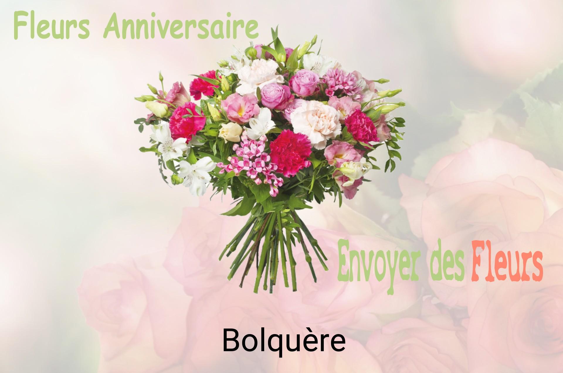 Bouquet de fleurs d’anniversaire livré à Bolquère
