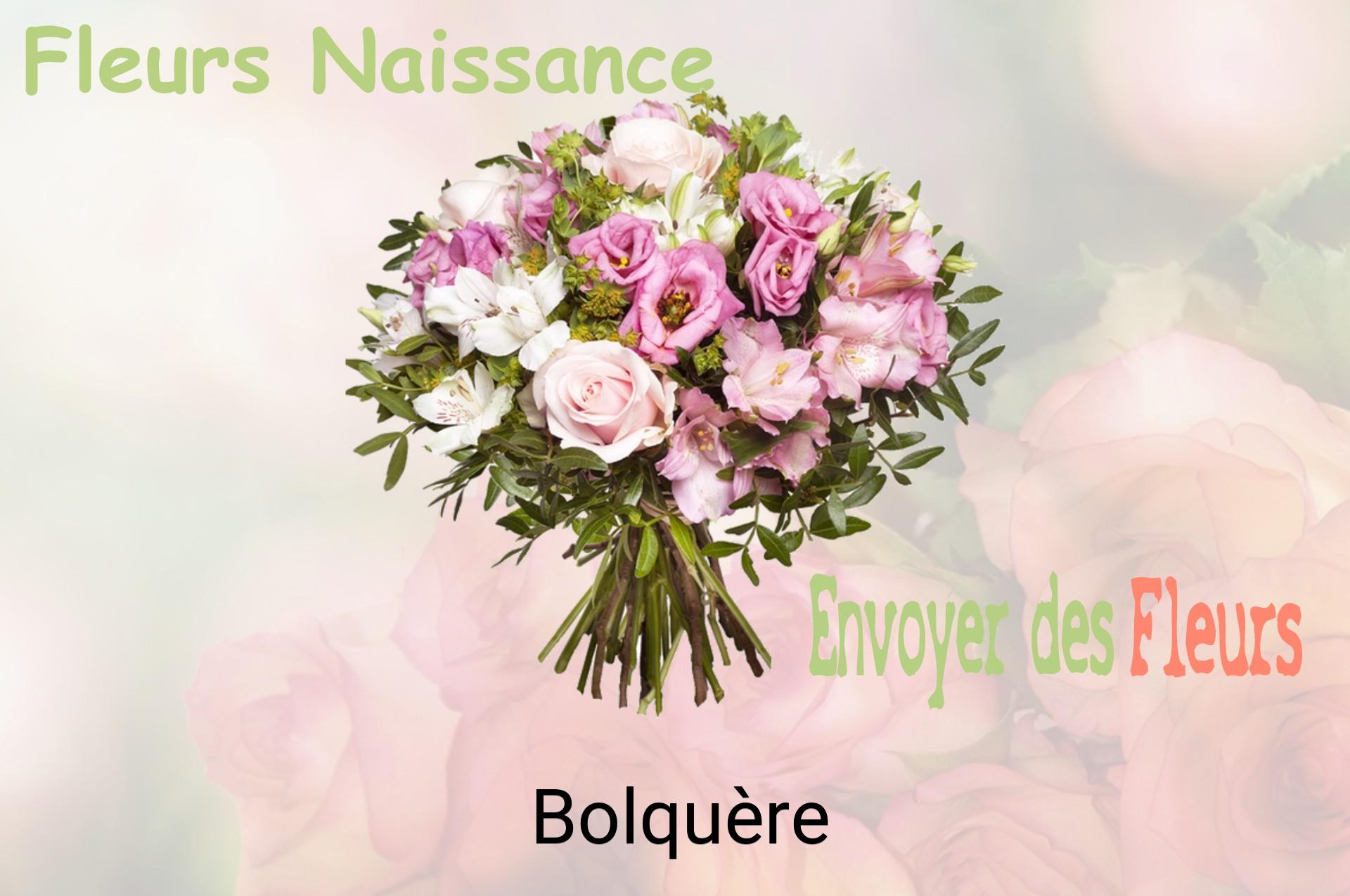 Bouquet de fleurs de naissance livré à Bolquère